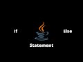 If-Else statement in java | Java tutorial for beginners in Vscode