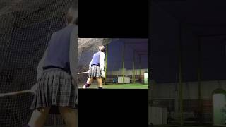 バント名人JK直下式落下バントDirect fall bunt #shorts #野球#baseball #野球女子 #バッティング女子 #野球少女 #trending #tiktok #jk #야구