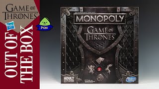 【玩具分享】權力遊戲:冰與火之歌 大富翁 地產大亨 Monopoly: Game of Thrones Board Game 開箱文 孩之寶