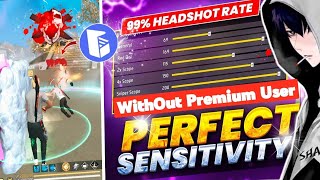 GG Mouse Pro Prefect Headshot Sensitivity 😱 | Without Premium User Sensitivity @AllInOneIdeas