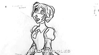 0ARCHIVES - Pencil Test For Jane Porter - (Disney’s Tarzan)