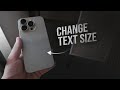 How to Change Text Size on iPhone and iPad (tutorial)