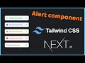 Alert component | React | Next | Tailwindcss