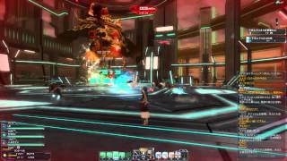 【PSO2】ダークファルス【敗北】眷属戦 チームPT 2014 05 07 part1