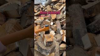 Cozy ASMR: Wood Chopping for Relaxation 🪵✨ | Soothing Sounds for Warmth and Comfort