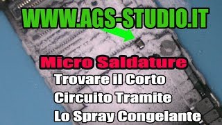 Riparazione Scheda Madre Iphone 6 Trovare Il Corto Circuito Tramite Spray Congelante