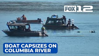 Captain missing, 6 rescued after boat capsizes on Columbia River