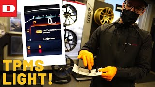 Fixing the TPMS light and learning about non OEM Aftermarket TPMS