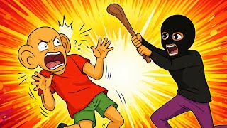 BOB VS GOONS😂 Bob kichwa ngumu anime mwitu parody #bobkichwangumu