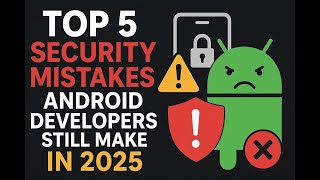 “Top 5 Security Mistakes Android Developers Still Make in 2025 🚨”