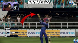 😳 Aage Badh Ke Pull Shot For A Six To Finish The Match Ft. Pant - Cricket 22 #Shorts - RahulRKGamer