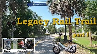 Ride on THE LEGACY RAIL TRAIL Sarasota, Florida      part I