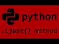 Python ljust() string method