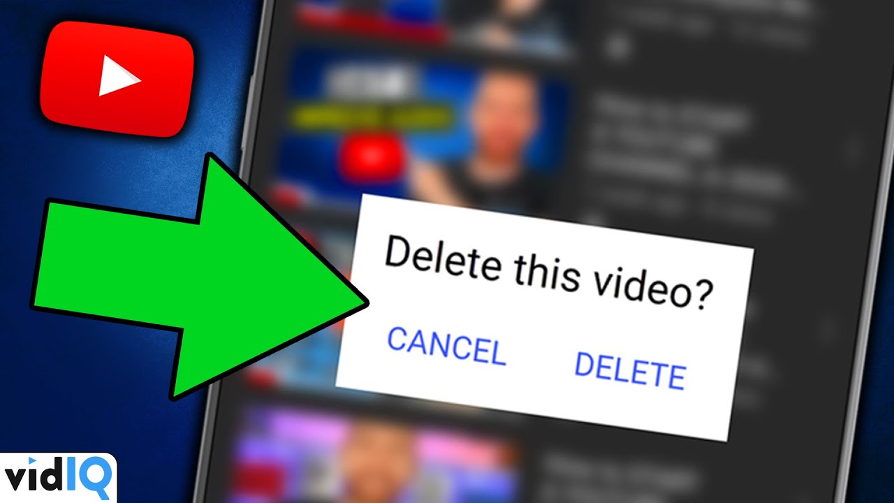 How To Easily Delete YouTube Videos On Mobile - Android Or IPhone - YouTube