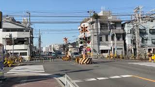 南海電鉄　高野線　我孫子前1号踏切　大阪市住吉区