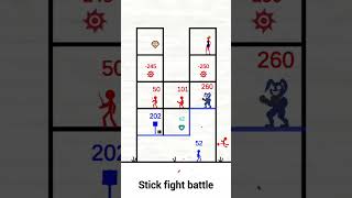 stick fight battle endless #shorts #games