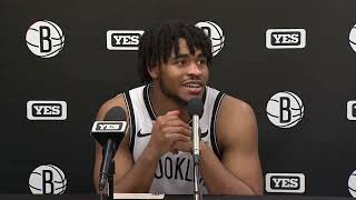 CAM Thomas PostGame Interview | Brooklyn Nets vs New York Knicks
