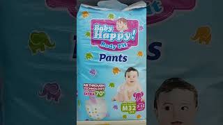 Baby Happy Body Fit Fants Popok Bayi M32 #babyhappy #popokbayi #videoshort #shortsfeed