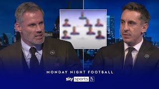 Jamie Carragher & Gary Neville pick their Man Utd vs Liverpool combined XI