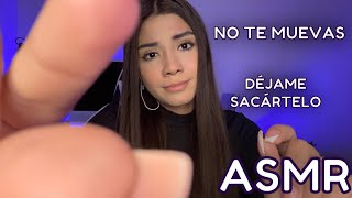 ASMR ESPAÑOL / DÉJAME SACARTE LO QUE TIENES EN LA CARITA (visual) 100% relajante