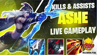 So Many Kills And Assists With Ashe Ult! - Wild Rift HellsDevil Plus Gameplay