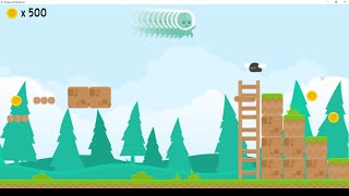 How to make a horizontal dash (with shadow clones) in the GDevelop platformer example game