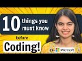 Watch this before you start Coding! | 10 Tips for Coders