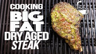 COOKING A 45 DAY DRY AGED STEAK (PERFECTLY...AND WHAT TO DO WITH IT AFTER!) | SAM THE COOKING GUY