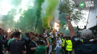 Emotionen pur! Werder Bremen-Fans feiern den Aufstieg - die Highlights des Festtages!