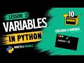 Python Lesson #2: What Is a Variable? Creating Variables in Python (Beginner)