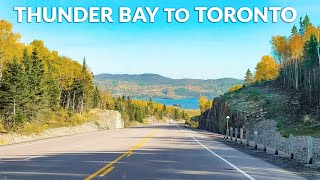 Thunder Bay to Toronto - Timelapse Drive 4K