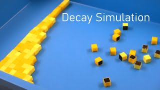 Simulating Radioactive Decay With Dice - Physics Experiment