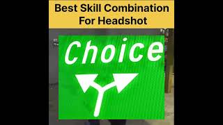 Auto Headshot ☠️☠️ 100% Accuracy Best Character Skill Combination In Free Fire #shorts #freefire #ff