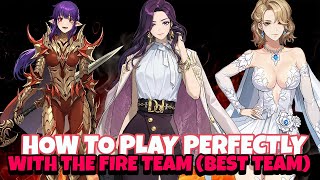 FIRE TEAM PERFECT ROTATION, GEAR \u0026 GAMEPLAY! DESTROY EVERYTHING! [Solo Leveling: Arise]