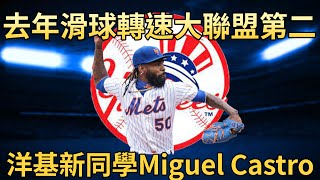 【白鴿探索中】去年滑球轉速第二高 洋基新同學伸卡飆破100MPH-Miguel Castro