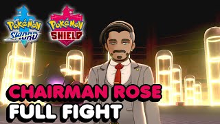 Chairman Rose Battle In Pokemon Sword \u0026 Shield