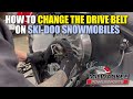 SERVICE TIPS: HOW TO CHANGE THE DRIVE BELT ON SKI-DOO SNOWMOBILES