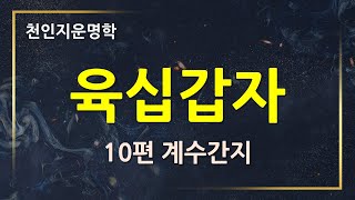 [육십갑자]  10편 계수간지