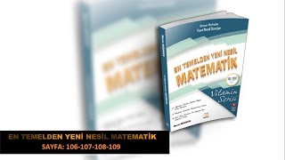 EN TEMELDEN YENİ NESİL MATEMATİK - 2.BÖLÜM (REHBER BİLGİ-101-102-103-104-105)