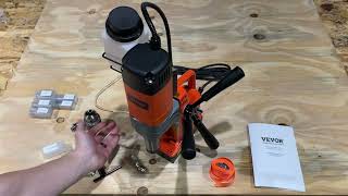 How To Set Up Assemble Vevor 8850E 1400W Magnetic Drill Press