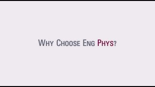 Why I Chose Engineering Physics