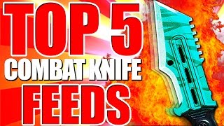 Black Ops 3 - Top 5 COMBAT KNIFE FEEDS - BO3 Community Top Five #4 | Chaos