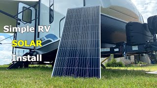 Solar Install on a RV Made Simple | BougeRV 180W 12V Monocrystalline