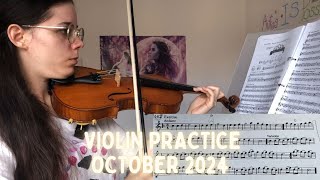 🎻 violin practice - october 2024 - 4th attitude of the fingers exercises