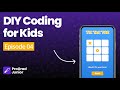 Coding for kids | Tic tac toe game using HTML, CSS & JavaScript