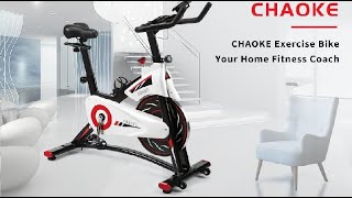 Exercise Bike, CHAOKE Indoor Cycling Bike, Stationary Bike Magnetic Resistance Whisper Review, Next