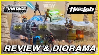 Star Wars The Vintage Collection The Ghost Haslab | Ahsoka | Rebels | Review \u0026 Diorama!!