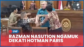 🔴Razman Nasution Ngamuk Dekati Hotman Paris, Sidang Kasus Pencemaran Nama Baik Ricuh