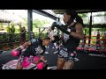 superlek vs wiz khalifa intense sparring with a shocking twist