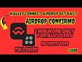 wallet connect claim | wallet connect airdrop full guide | get early conributer | kuch kar ley